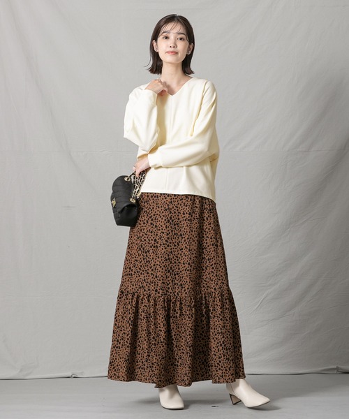 「Gready Brilliant」 「AuieF」長袖カットソー 38 アイボリー レディース_画像5