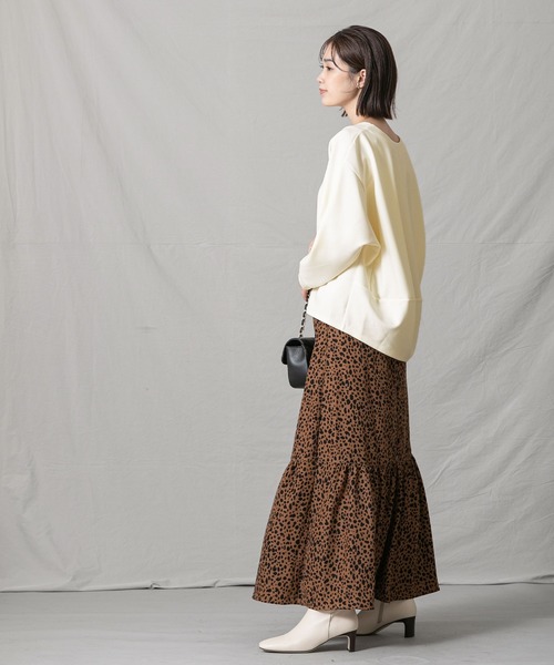 「Gready Brilliant」 「AuieF」長袖カットソー 38 アイボリー レディース_画像6