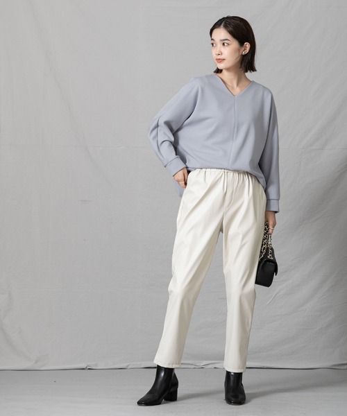 「Gready Brilliant」 「AuieF」長袖カットソー 38 アイボリー レディース_画像9