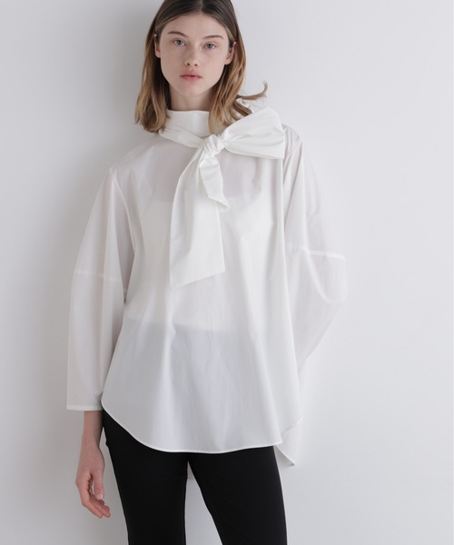 LE PHIL（ル フィル） ブラウス シャツ SOLOTEXブロードボウタイ