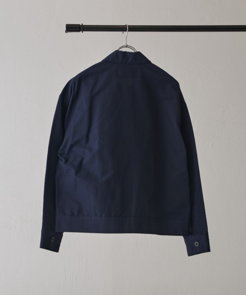 ブルゾン アウター 「CULLNI exclusive for Lui's」衿付きZIPブルゾン メンズの画像