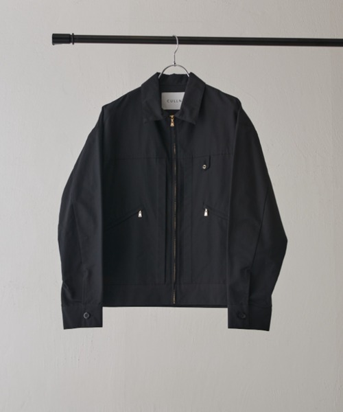 ブルゾン アウター 「CULLNI exclusive for Lui's」衿付きZIPブルゾン メンズの画像