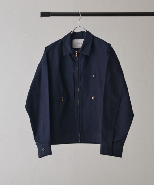 ブルゾン アウター 「CULLNI exclusive for Lui's」衿付きZIPブルゾン メンズの画像