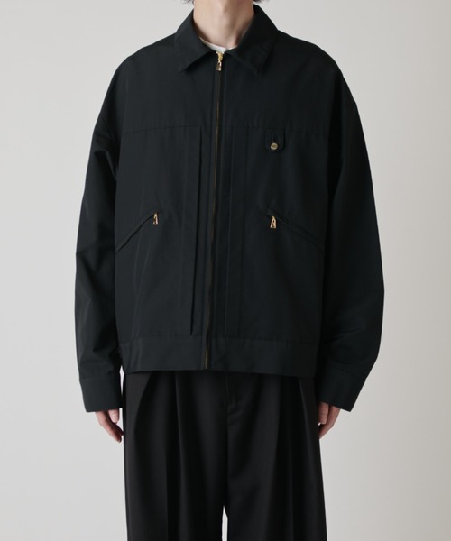 ブルゾン アウター 「CULLNI exclusive for Lui's」衿付きZIPブルゾン メンズの画像