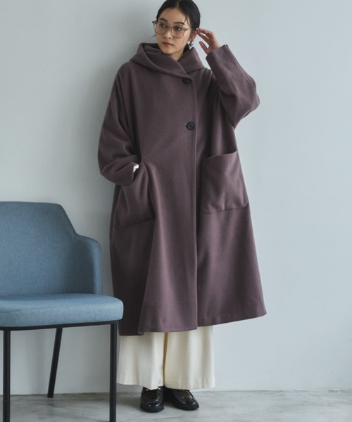 DOUX ARCHIVES（ドゥアルシーヴ） コート アウター フードガウンロング