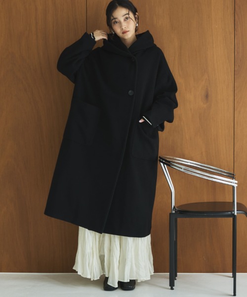 DOUX ARCHIVES（ドゥアルシーヴ） コート アウター フードガウンロング