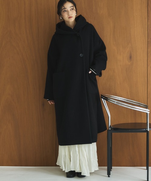 DOUX ARCHIVES（ドゥアルシーヴ） コート アウター フードガウンロング