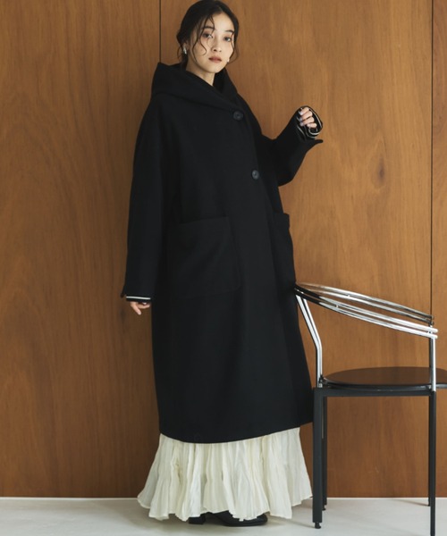 DOUX ARCHIVES（ドゥアルシーヴ） コート アウター フードガウンロング