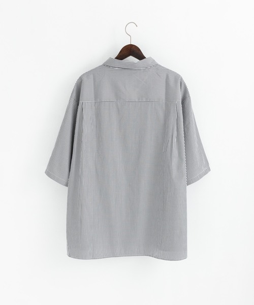 「Ressaca」 半袖シャツ L ブルー メンズ_画像3