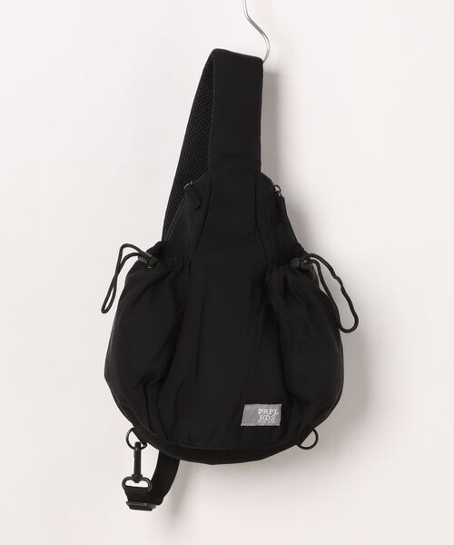 ウエストポーチ OSAMPOしわナイロンWボトルボディバッグ メンズ