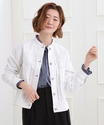 grove（グローブ） デニムジャケット gジャン 着心地軽やか、動き