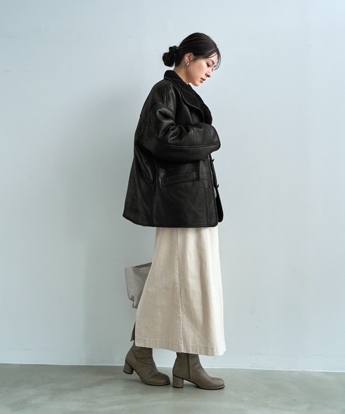 STYLE DELI（スタイルデリ） ムートンコート ボアコート フェイク