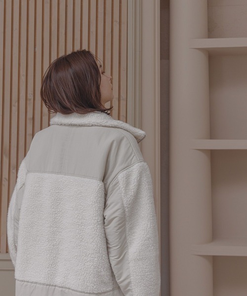 niko and…（ニコアンド） ブルゾン MEDIUM ベージュ レディース