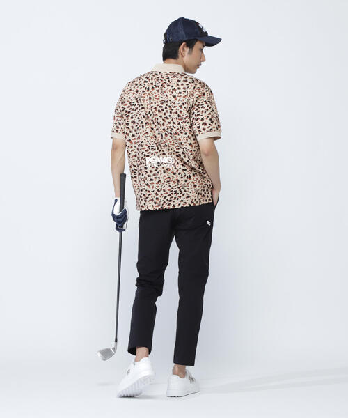 PEARLY GATES 格子ジャージ半袖ポロシャツ　豹柄　春夏新作　新品未使用 PEARLY GATES（パーリーゲイツ） ポロシャツ 「PEARLY GATES」格子