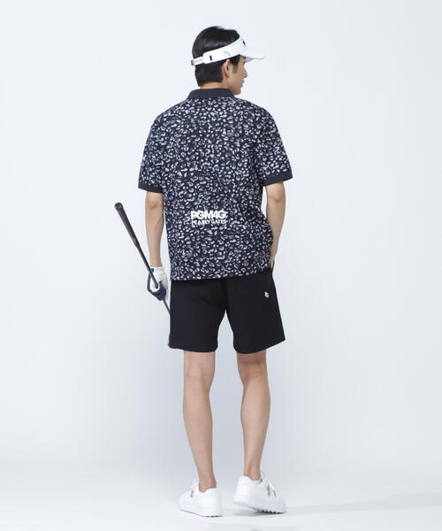 PEARLY GATES 格子ジャージ半袖ポロシャツ　豹柄　春夏新作　新品未使用 PEARLY GATES（パーリーゲイツ） ポロシャツ 「PEARLY GATES」格子