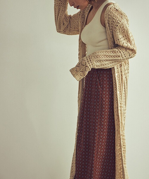 「CREDONA」 パンツ FREE マスタード レディース_画像5