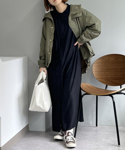 「un dix cors」 マウンテンパーカー FREE カーキ レディース_画像5