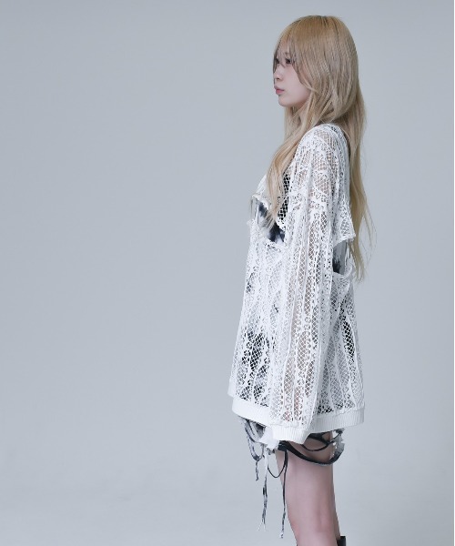 「REFLEM」 長袖カットソー FREE ブラック レディース_画像7