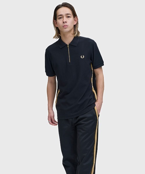 FRED PERRY（フレッドペリー） ポロシャツ 半袖 Stripe Tape Polo