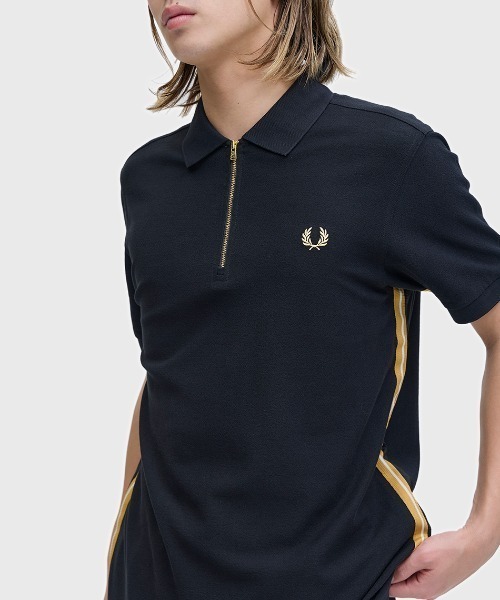 FRED PERRY（フレッドペリー） ポロシャツ 半袖 Stripe Tape Polo