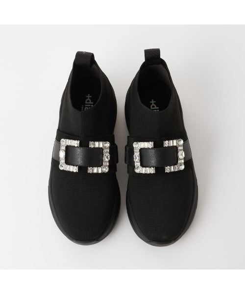 「+diana」 ローカットスニーカー 23.5cm アイボリー レディース_画像5