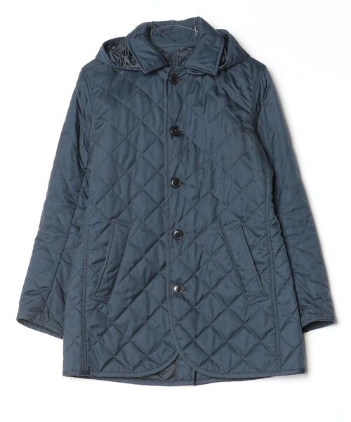 BEAMS HEART（ビームス ハート） キルティング中綿コート S ネイビー