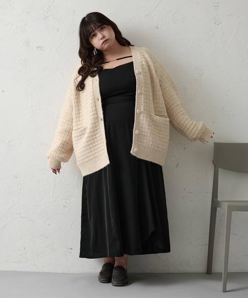 「Louiosy」 ニットカーディガン X-LARGE アイボリー レディース_画像7