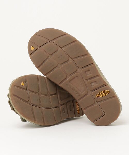 「KEEN」 フラットサンダル 23.5cm グリーン レディース_画像3