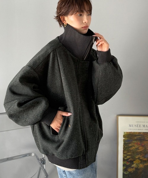 「Java」 ブルゾン X-LARGE ブラック レディース_画像7