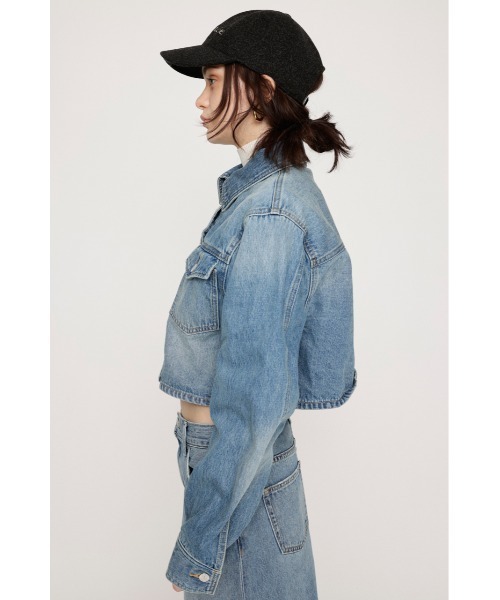 「SLY」 デニムジャケット FREE ブルー レディース_画像5