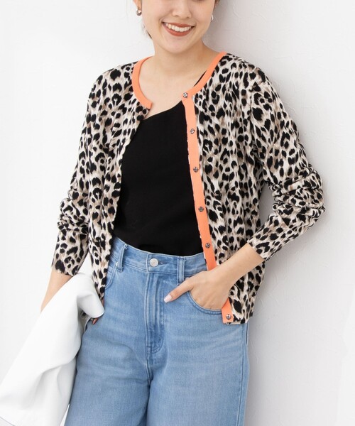 「Rie Miller」 ニットカーディガン 38 ブラック系その他 レディース_画像8