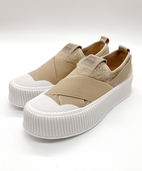 「Noubel Voug Relax」 スリッポン 23.5 ブラック レディース_画像5