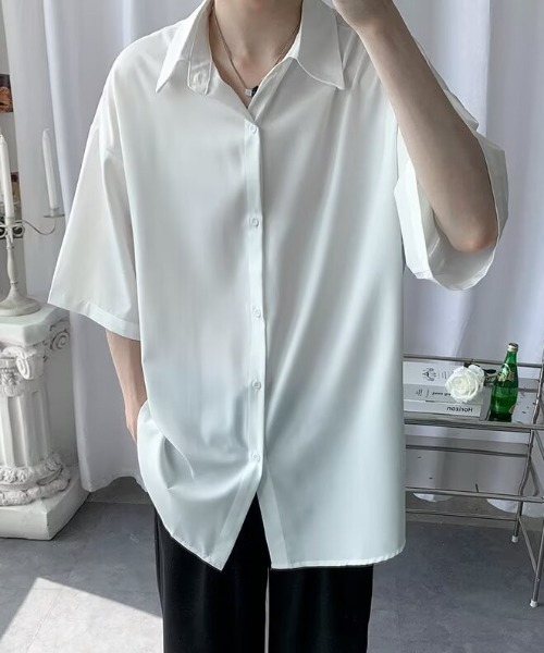 WYZ シャツ 半袖 オーバーサイズ半袖シャツ/ユニセックス メンズ