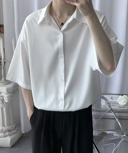 WYZ シャツ 半袖 オーバーサイズ半袖シャツ/ユニセックス メンズ 