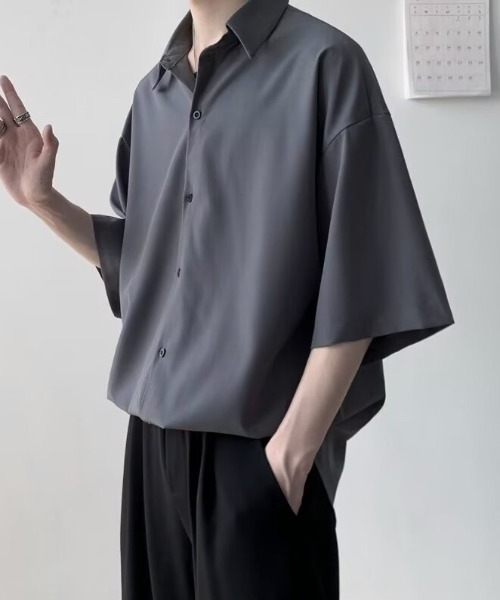 WYZ シャツ オーバーサイズ半袖シャツ/ユニセックス メンズ レディース