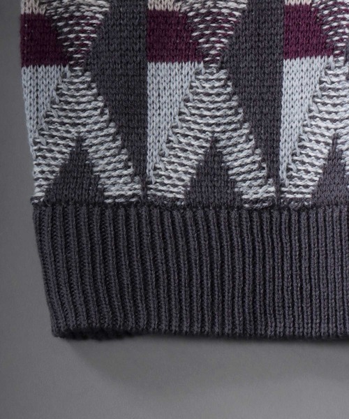 「SITRY」 ニットカーディガン X-LARGE ブルー メンズ_画像4