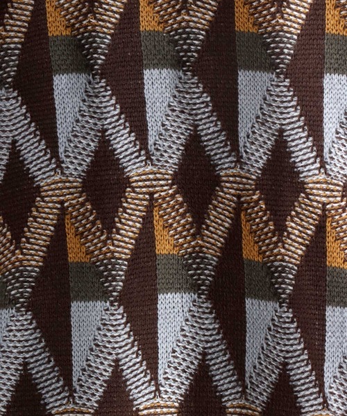 「SITRY」 ニットカーディガン X-LARGE ブルー メンズ_画像8