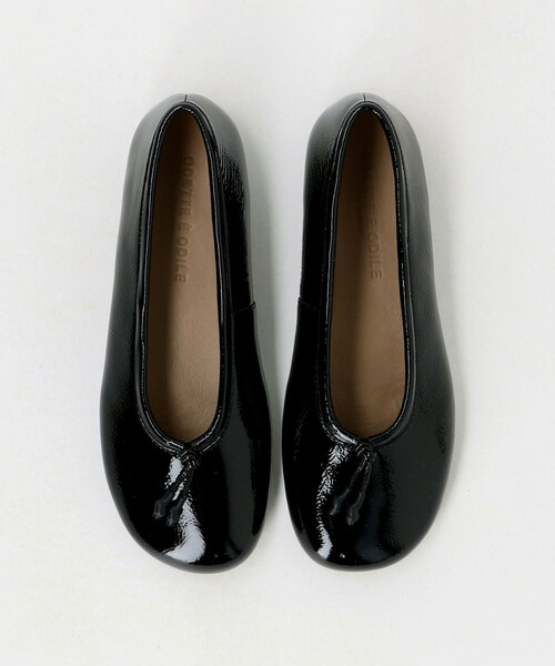【新品未使用】オデットエオディール　パンプス　24.5㎝　黒 ODETTE E ODILE（オデット エ オディール） バレエシューズ パンプス