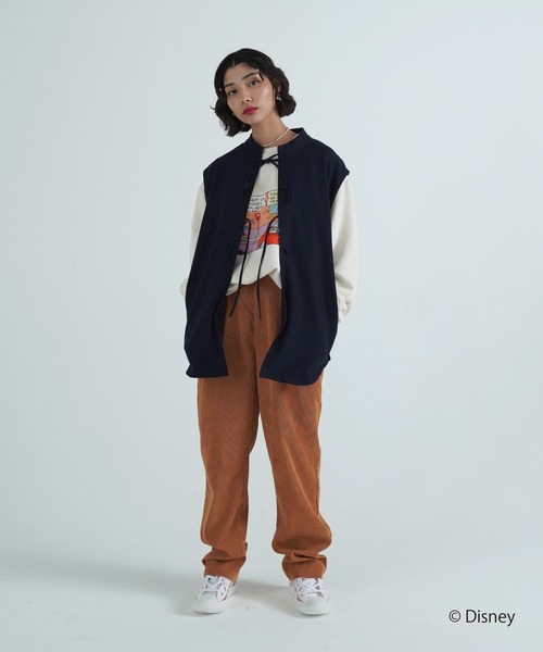 「TINA：JOJUN」 ベスト M キャメル レディース_画像9