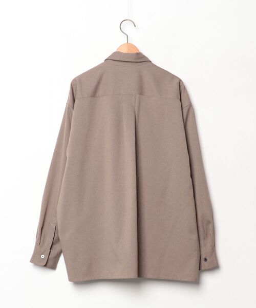 「info. BEAUTY&YOUTH」 長袖シャツ X-SMALL モカ メンズ_画像2