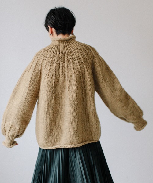 「Audrey and John Wad」 長袖ニット F ブラウン系その他2 レディース_画像2