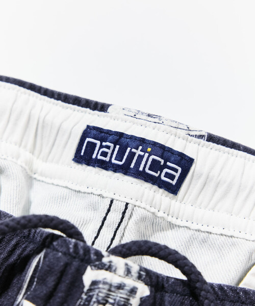 NAUTICA（ノーティカ） ハーフパンツ パンツ 短パン OCEAN総柄 ツイル