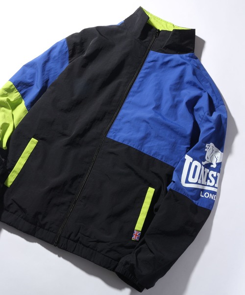 「LONSDALE」 ナイロンブルゾン M ブラック メンズ_画像6