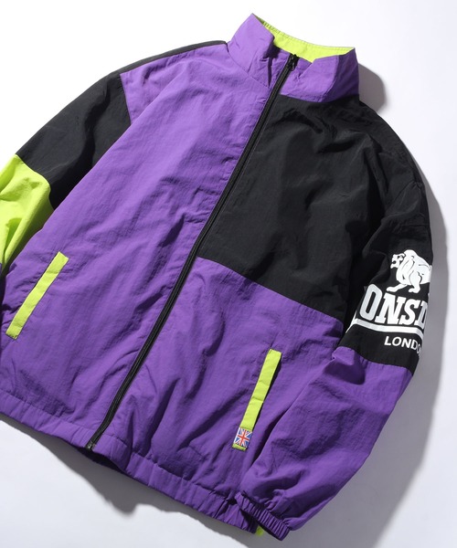 「LONSDALE」 ナイロンブルゾン M ブラック メンズ_画像8