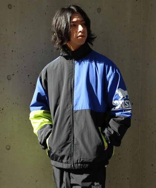 「LONSDALE」 ナイロンブルゾン M ブラック メンズ_画像9
