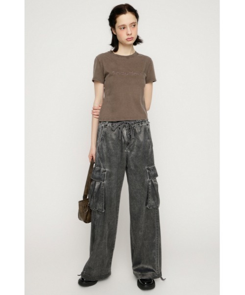 SLY（スライ） カーゴパンツ WASHED SATIN CARGO PT ウォッシュド