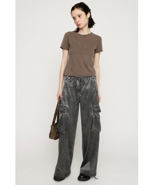 SLY（スライ） カーゴパンツ WASHED SATIN CARGO PT ウォッシュド
