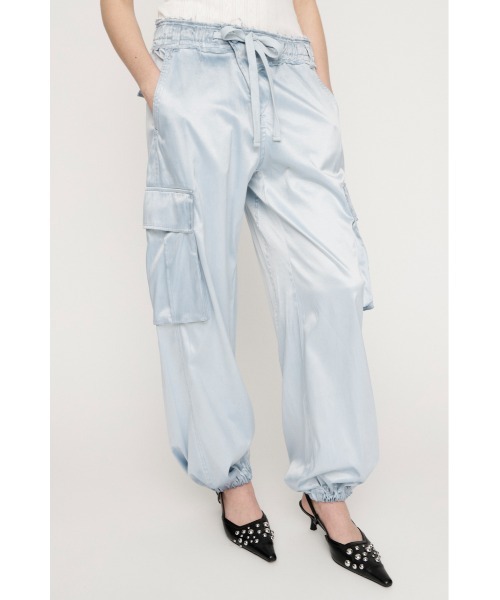SLY（スライ） カーゴパンツ WASHED SATIN CARGO PT ウォッシュド