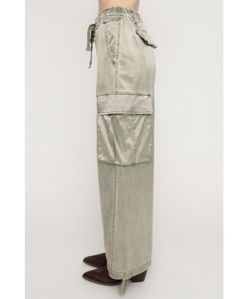 SLY（スライ） カーゴパンツ WASHED SATIN CARGO PT ウォッシュド