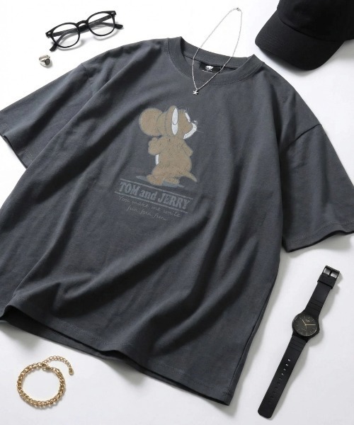 tシャツ 2026SS Tom＆Jerry/トムとジェリー オーバーサイズ 
